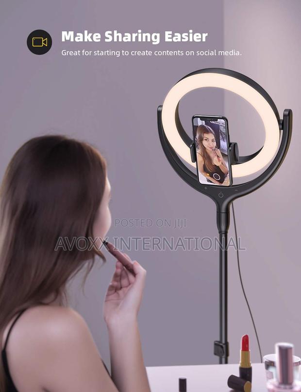10'' Selfie Ring Light 67'' Tripod Stand - Lamicall Light · Photo 5