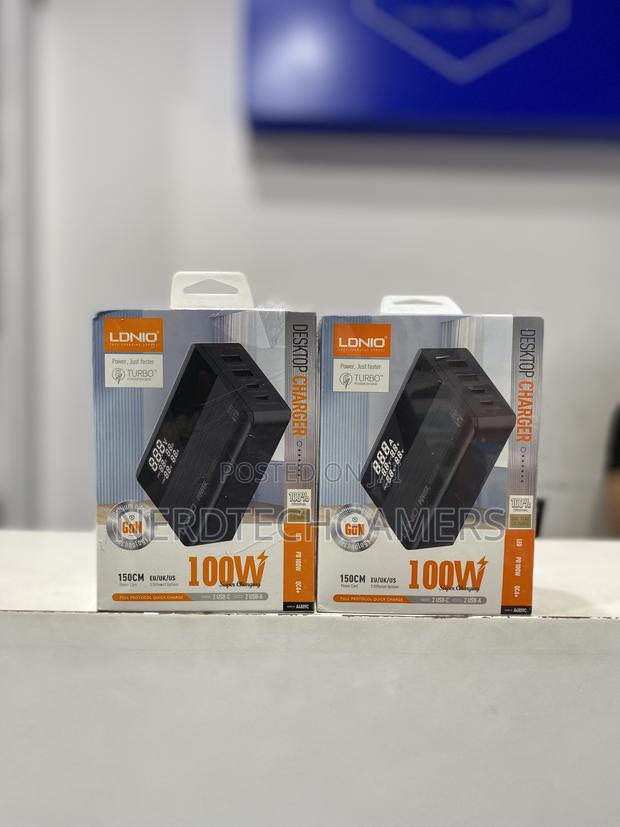 LDNIO Gan III 100W PD Fast Charger With LED Display, · Photo 1