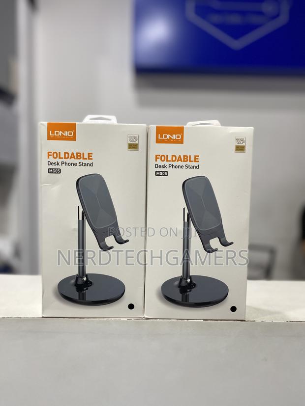 LDNIO MG05 Foldable Phone Stand for Desktop Phone Tablet, · Photo 1
