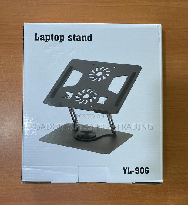 Rotating Aluminum Laptop Stand YL-906 2 Cooling Fans 15.6'inchs · Photo 2