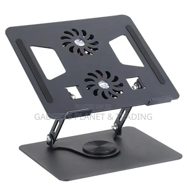 Rotating Aluminum Laptop Stand YL-906 2 Cooling Fans 15.6'inchs · Photo 1