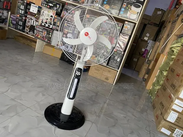 18" Rechargeable Standing Fan With Timer Function and Remote · Photo 1