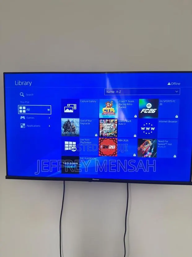 One Terabyte Jailbreak PS4 Slim With Games and One Controller · Photo 1
