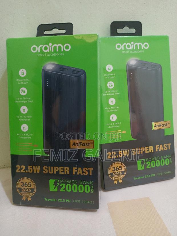 Oraimo Traveler 22.5 PD 20000mah 22.5W Power Bank · Photo 3