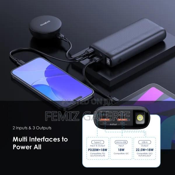 Oraimo Traveler 22.5 PD 20000mah 22.5W Power Bank · Photo 5