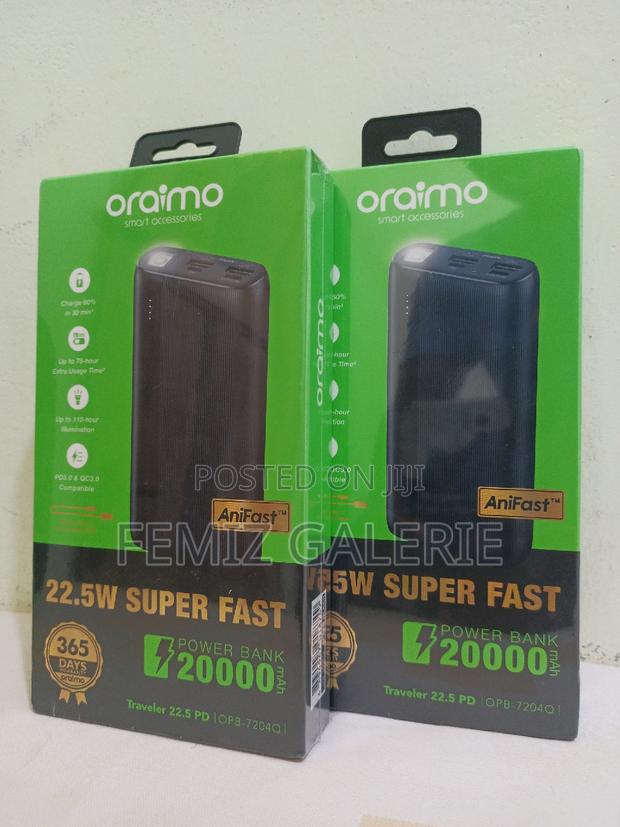 Oraimo Traveler 22.5 PD 20000mah 22.5W Power Bank · Photo 6