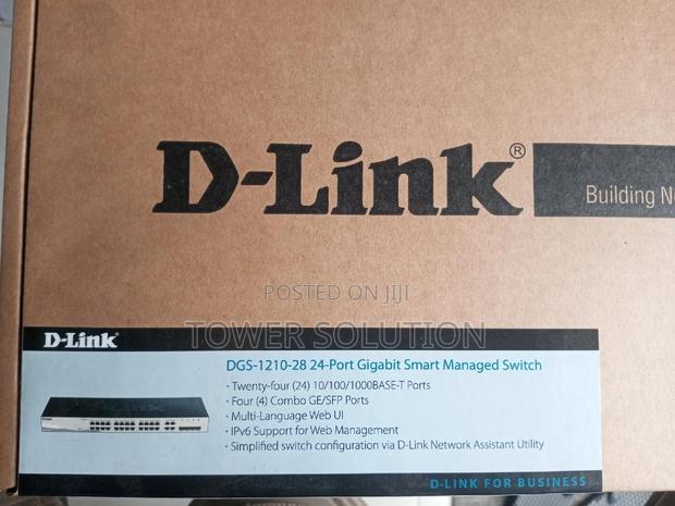 Dlink 24port Gigabit Smart Managed Switch DGS 1210-28 · Photo 1