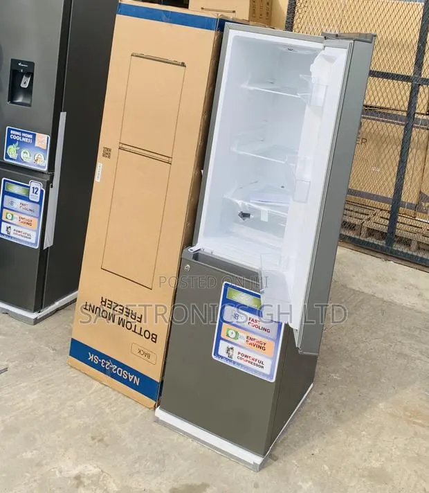Shop Powerful Nasco 2 Doors Bottom Mount 170L Nasd2-23-Sk Fridge · Photo 1