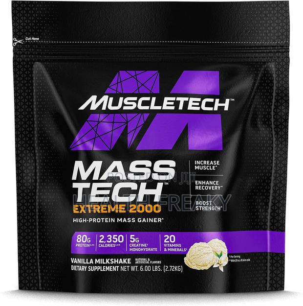 Masstech Extreme 2000 Mass Gainer Weight Gainer Bulk Muscles · Photo 2