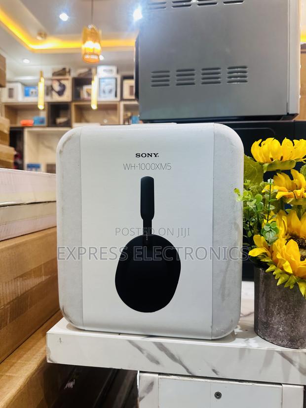 Available Now Sony Wh-1000xm5 Headphones Black · Photo 1