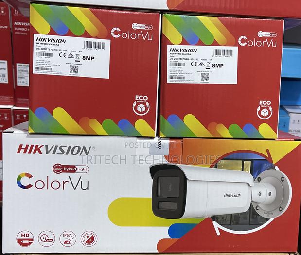 Hikvision 8mp Ds-2cd2t87g2h-Lisu/Sl Colorvu Bullet IP Camera · Photo 3