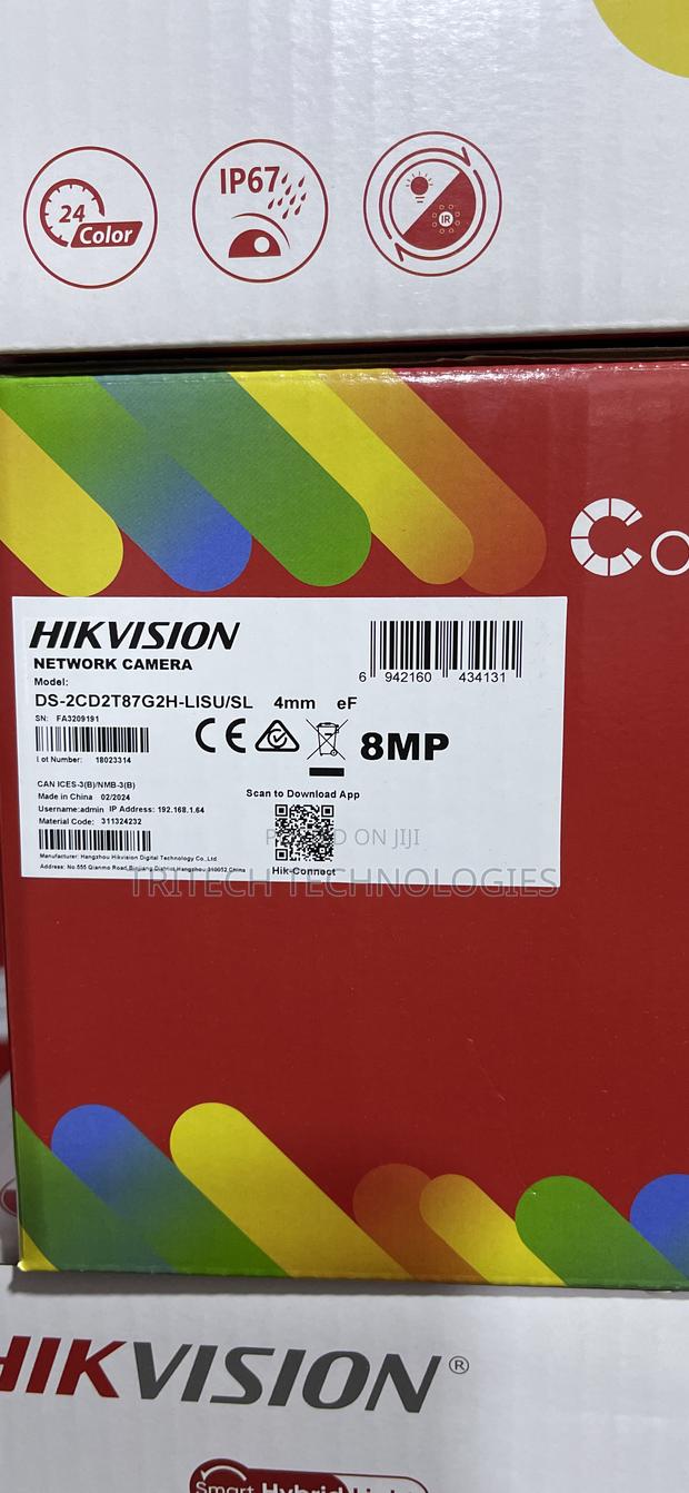 Hikvision 8mp Ds-2cd2t87g2h-Lisu/Sl Colorvu Bullet IP Camera · Photo 4