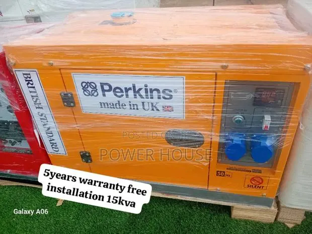 Yellowish Surge 15kva Perkins Diesel 16500watts · Photo 1