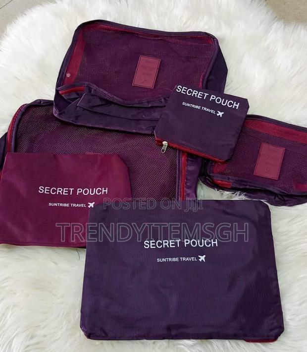 6pcs in 1 Secret Pouch Travel Luggage Organizer Bag · Photo 1
