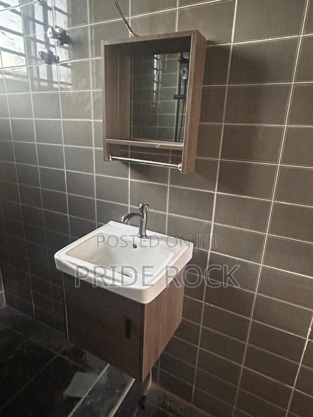 Cabinet Basin With Mirror,Shelf, Tap and Flexible Trap · Photo 2