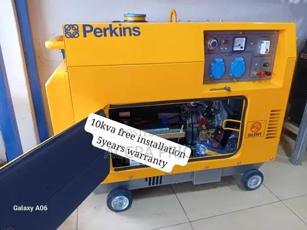 Silver Unitx Perkins 10kva Diesel 13000watts Diesel · Photo 1