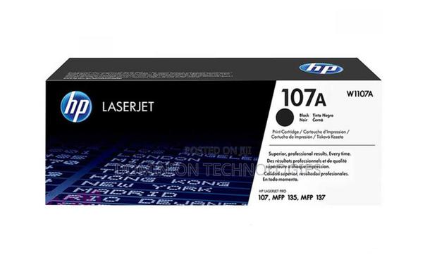HP 107A Black Original Laser Toner Cartridge · Photo 1