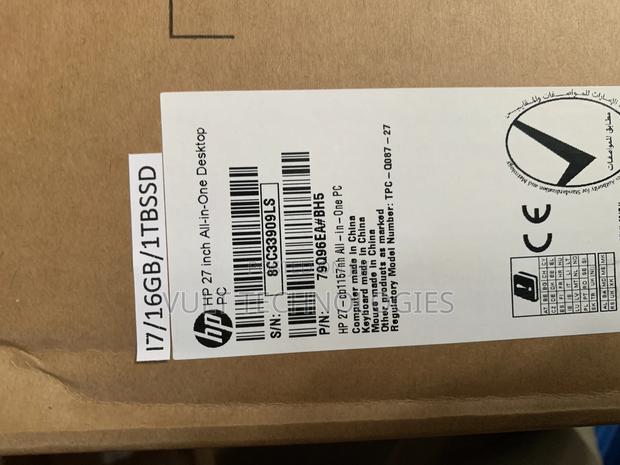 New Desktop Computer HP AiO 27 16GB Intel Core i7 SSD 1T · Photo 4