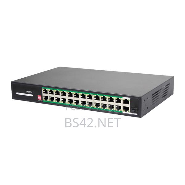 24 Port Poe Ethernet Switch + 1 Optical Fibre Port · Photo 1