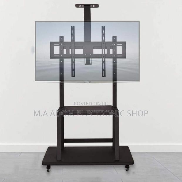 Mobile Tv Cart for Large Screen Tv Between 60”-100” · Photo 1