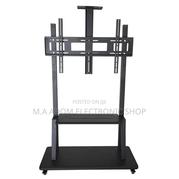 Mobile Tv Stand for Heavy Large Screen Tv Between 50”-75” · Photo 1