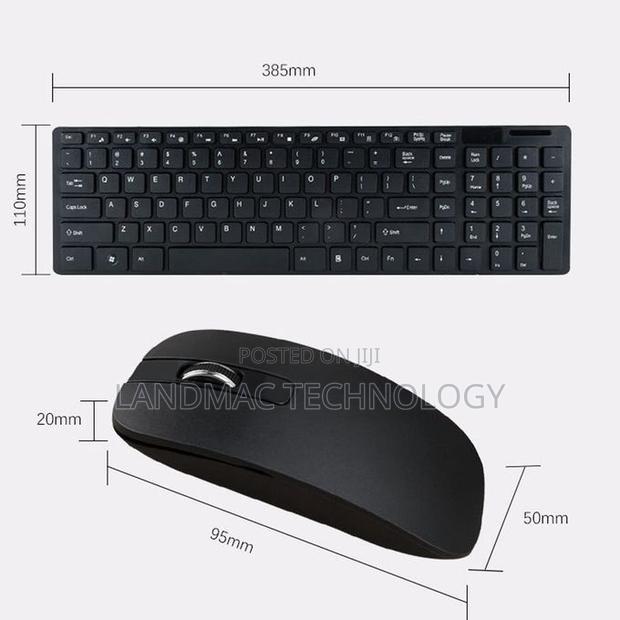 2.4ghz Wireless Keyboard Mouse Combo - Black · Photo 2