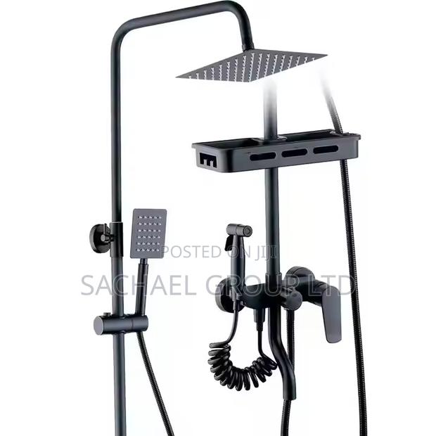 Black Elegant 4 in 1 Shower Set · Photo 2