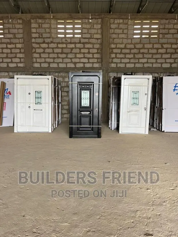 Steel Turkish Heavy Single Security Door+Buglarproof Glass · Photo 1