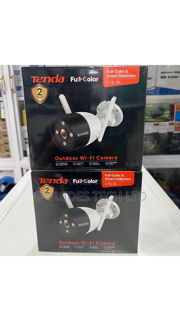 Tenda Outdoor Wi-Fi Camera Full-Color and Smart Detection Ct6 · Photo 1