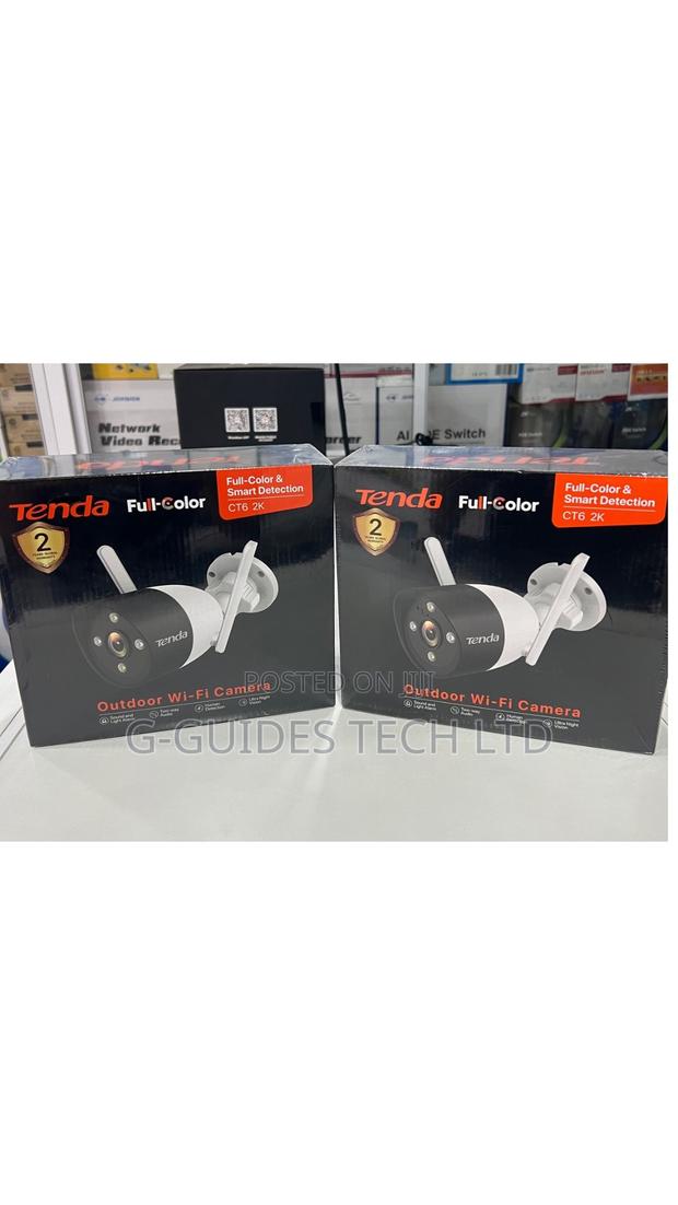 Tenda Outdoor Wi-Fi Camera Full-Color and Smart Detection Ct6 · Photo 3