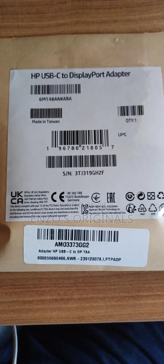 Original Hp Usb-c To Display Port Adapter Usb-c To Dp · Photo 6