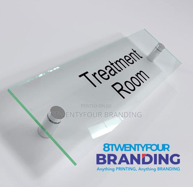 Acrylic Executive Door Sign 2x10 Inches · Photo 3