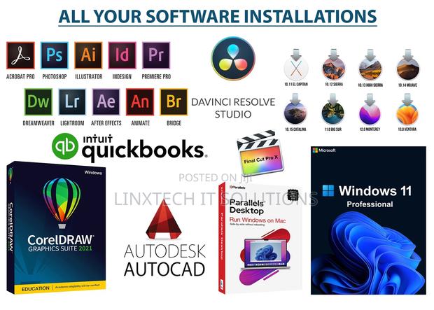 Software Installations [ Mac OS Windows ] · Photo 1