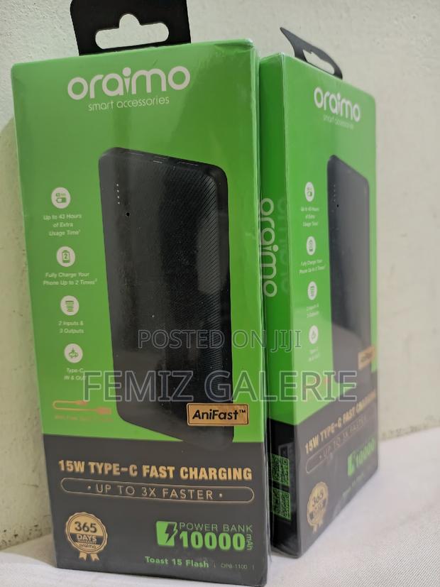 Oraimo Toast 15 Flash 10000mah Fast Charging · Photo 3