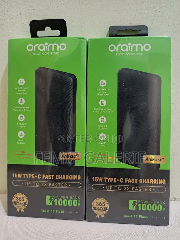 Oraimo Toast 15 Flash 10000mah Fast Charging · Photo 1