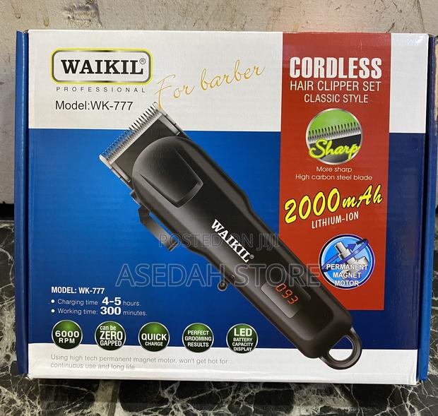 Rechargeable Professional Clipper Waikil · Photo 3