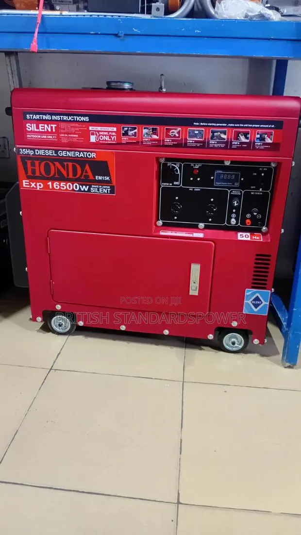 Silent Outdoor Use 15kva Honda Diesel Generator · Photo 1