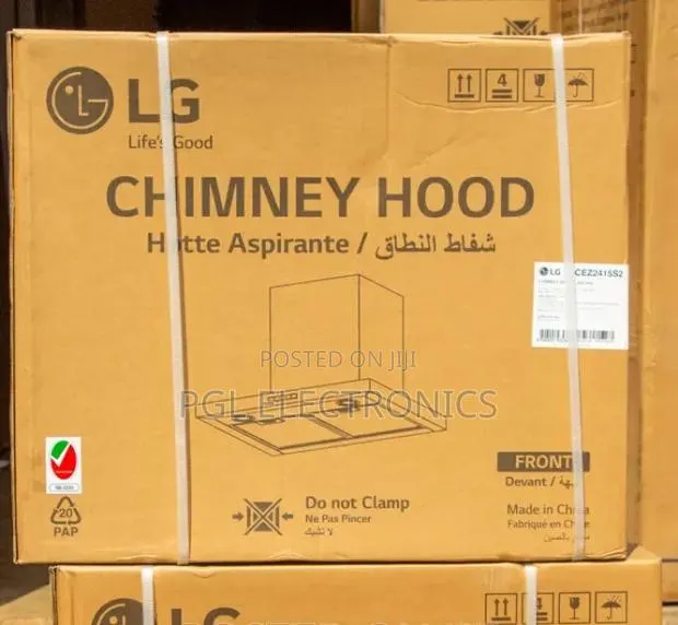 Lg 60cm Kitchen Hood, T-Shape, Stainless Steel Color - Hcez2415s2 · Photo 1