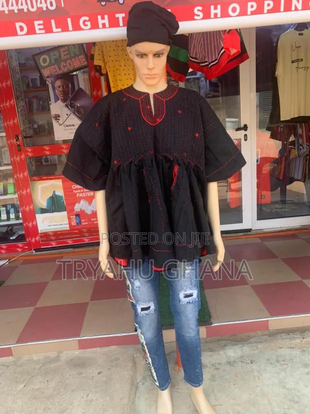 Buy Pure Original Quality Men's Black and Red Smock at Tryahu · Photo 2