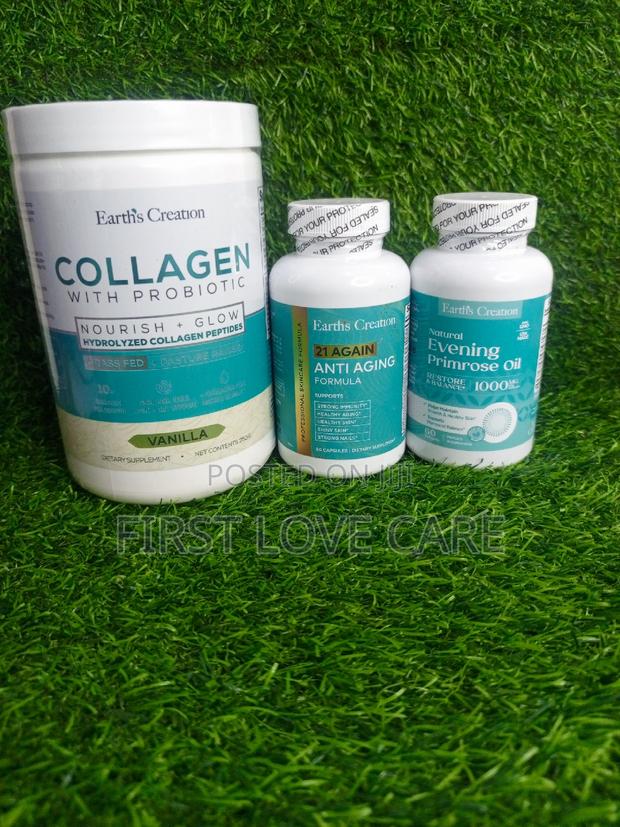 Earth's Creation Collagen , 21 Again Evening Primrose Oil · Photo 2
