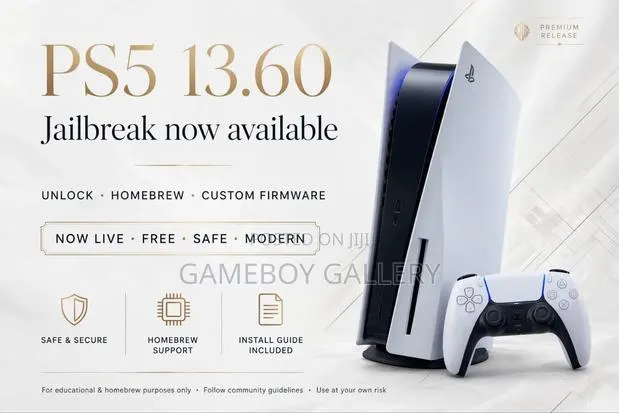 PS5 Jailbreak for 13.6 and Below.