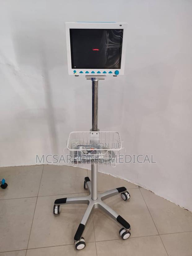 Patient Monitor With Trolley Stand · Photo 1