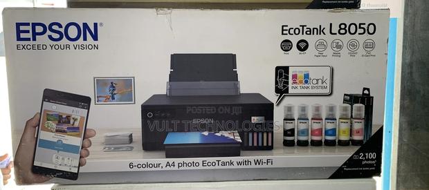 Epson Ecotank L8050 Photo and Id Card Printer · Photo 2