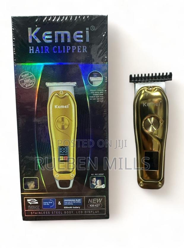 Kemei Km-427 Cordless Chargeable Beard Trimmer Hair Clipper · Photo 3
