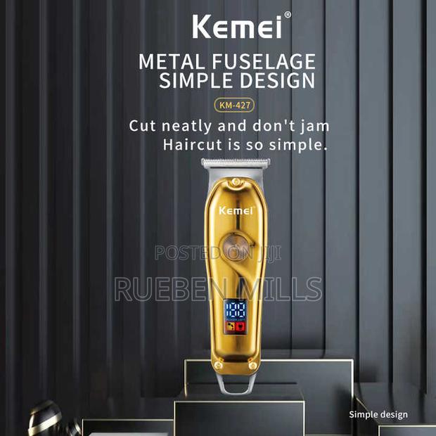 Kemei Km-427 Cordless Chargeable Beard Trimmer Hair Clipper · Photo 4