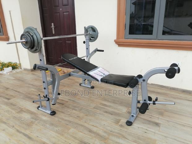 Ksmile Multifunction Bench Press With 50kg Weight · Photo 1