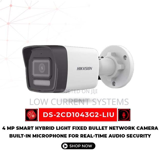 Hikvisio 4mp Smart Hybrid Audio Bullet Network 4mp Ip Camera · Photo 2