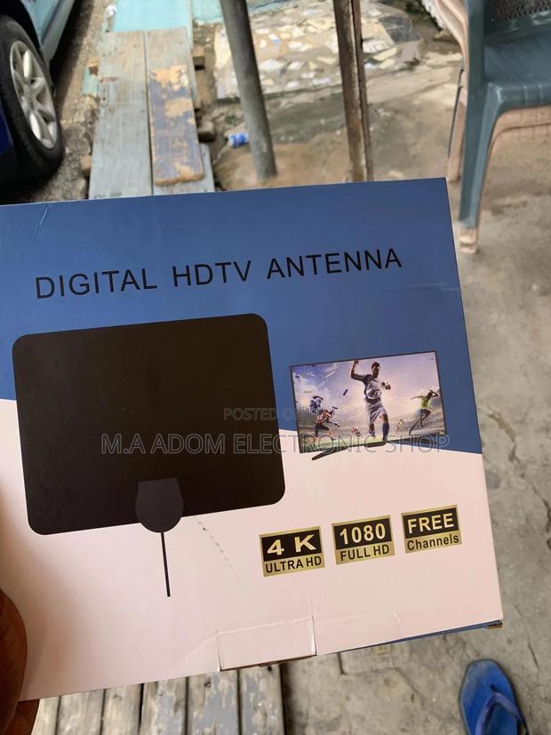 Antenna for Indoor Use Only Get Up to 30 Channels for Free · Photo 1