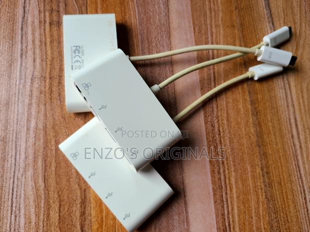 USB-C to Gigabit Lan Rj45 Ethernet + 3port USB Hub · Photo 6
