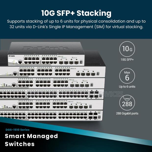 Dlink 48 10/100/1000 BASE-T Poe Ports · Photo 4